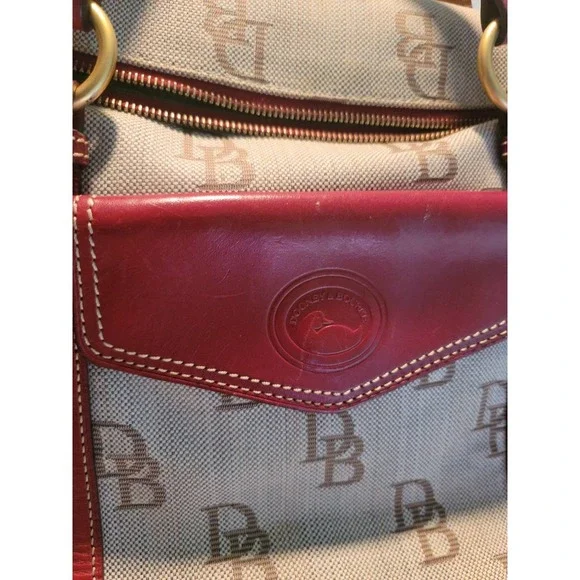 Dooney & Bourke Florentine Jacquard Classic Handbag Purse Tote - Picture 5 of 10